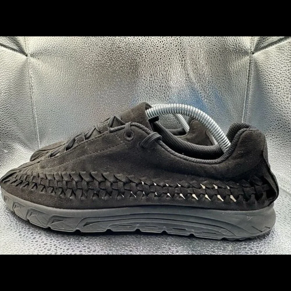 Size 9.5 - Nike Mayfly Woven Triple Black Mens Low Top Sneaker Shoes 833132-003‎